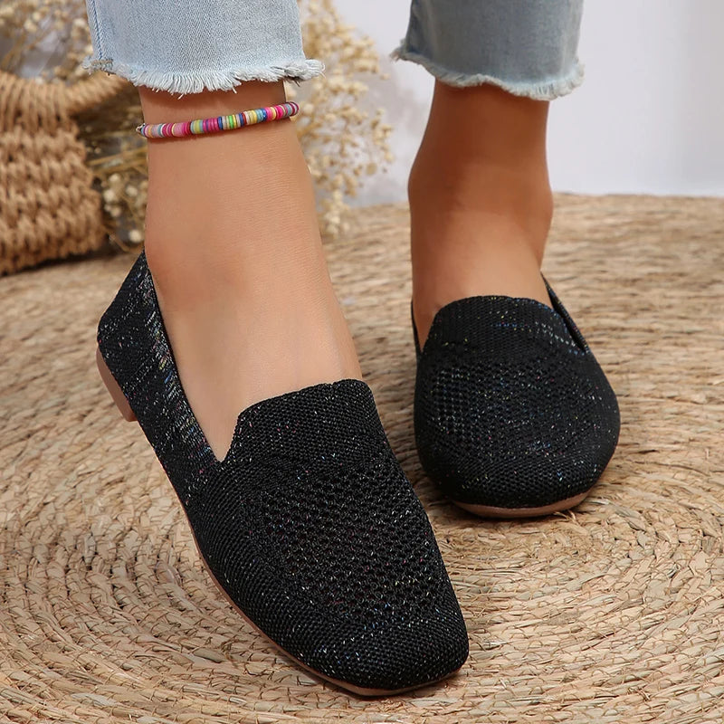 Sneakers casual comode da donna, in mesh leggero 7