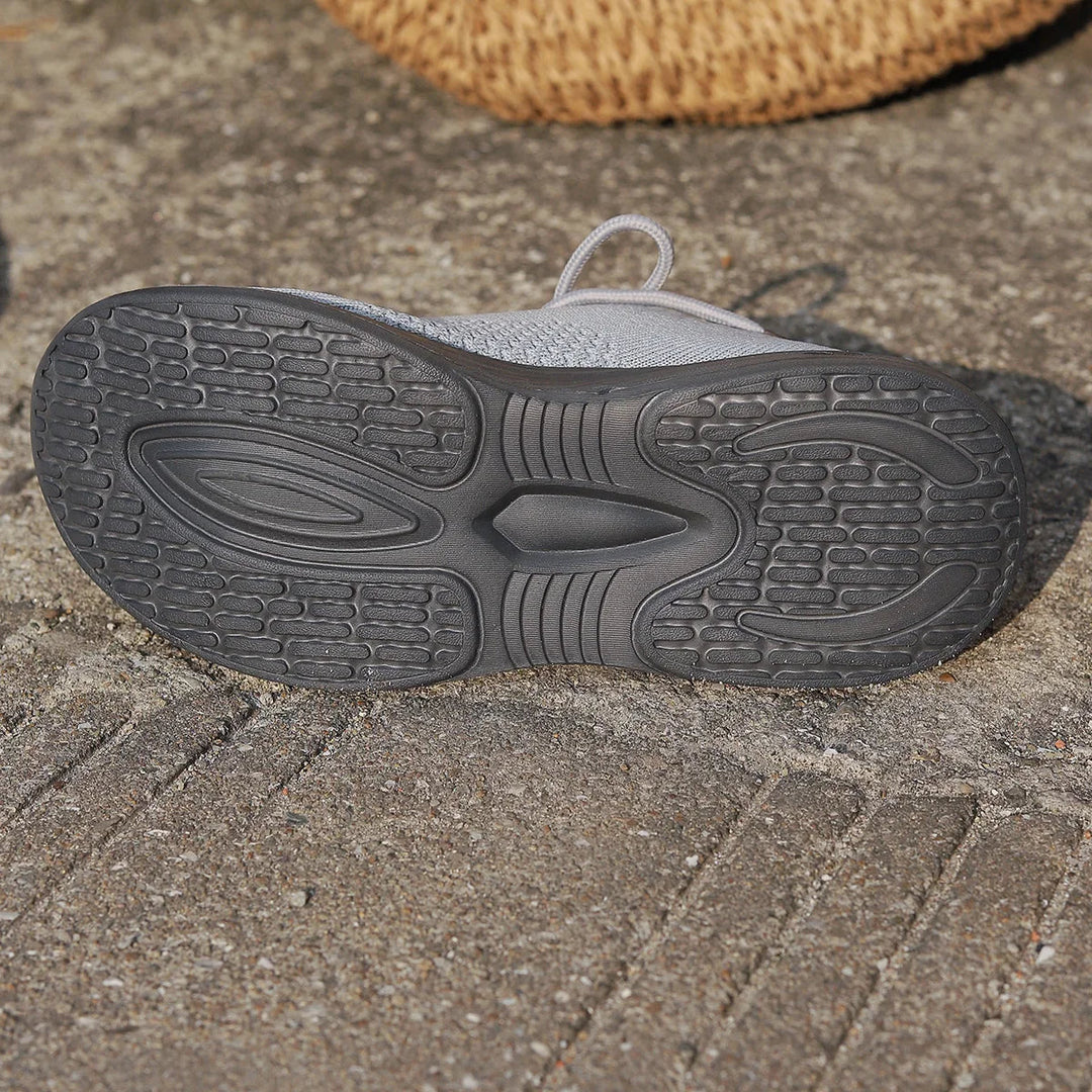 Sneakers casual leggere da donna in comodo tessuto lavorato a maglia 6