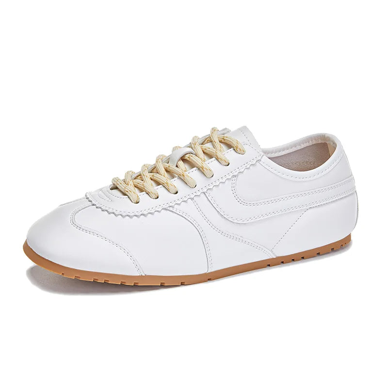 Sneakers Donna Sintetiche Retrò con Lacci Comode - Vesarelli
