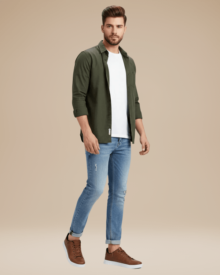 Sneavo | Sneakers Uomo Basse in Ecopelle con Lacci Suola Bianca 1