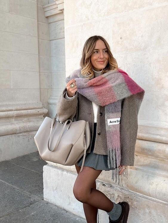 Borsa Tote Donna in Pelle Grande con Tracolla Stile Quotidiano