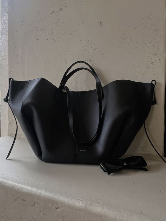 Borsa Tote Donna in Pelle Grande con Tracolla Stile Quotidiano