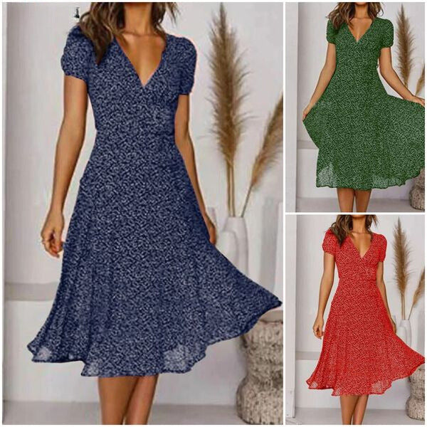 Sofia | Abito Donna A-Lijn – Elegante, Versatile &amp; Con Scollo a V 1