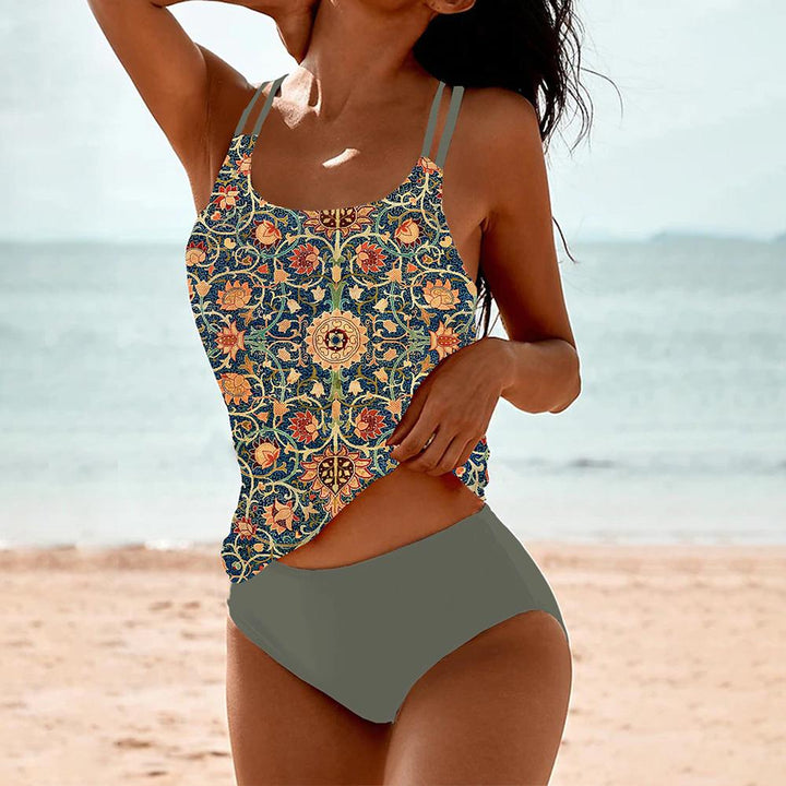 Tankini Donna Modellante Elegante Vestibilità Confortevole