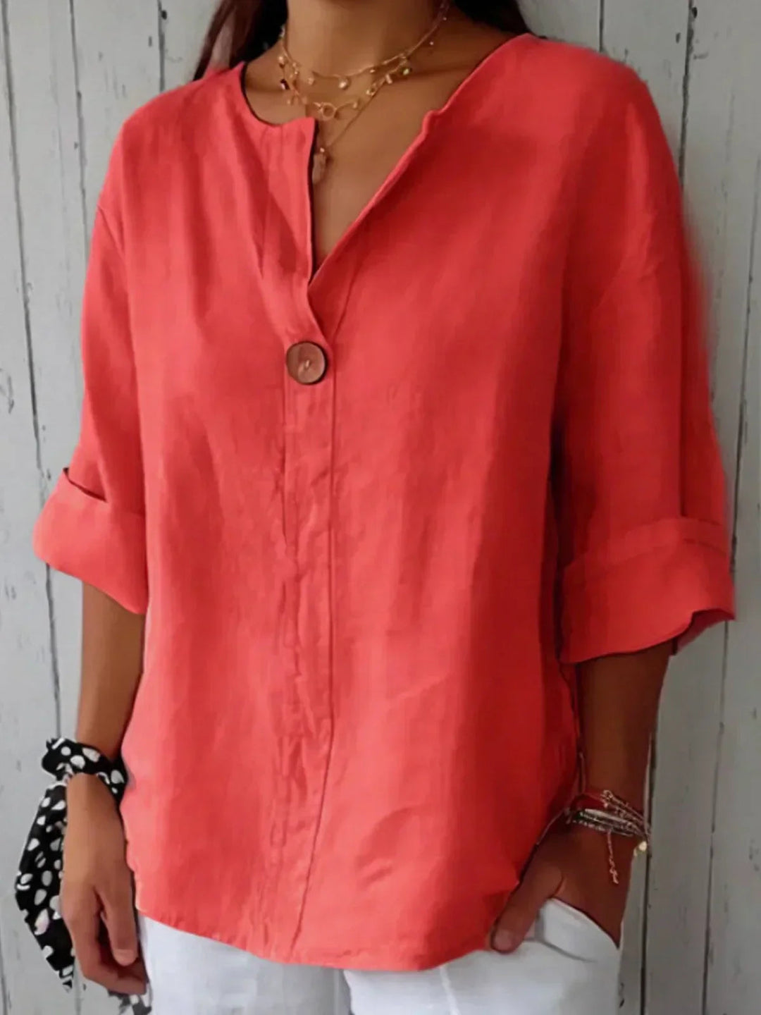 Sophie | Camicetta casual da donna con scollo a V 3