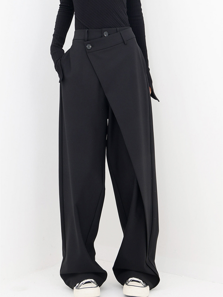 Pantaloni Donna Asimmetrici Moderni Vestibilità Slim - Vesarelli