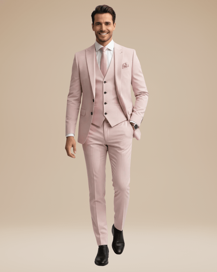 Sorev | Abito Tre Pezzi Uomo Slim Fit Revers a Punta 15