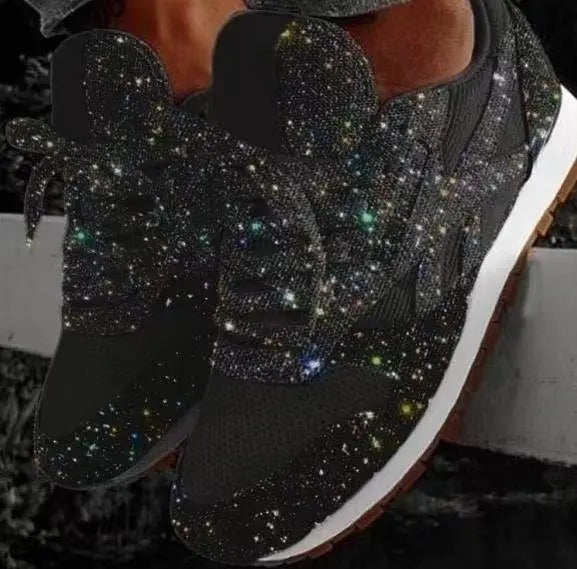 Sneakers Donna Scintillanti Comode Stile Glamour - Vesarelli