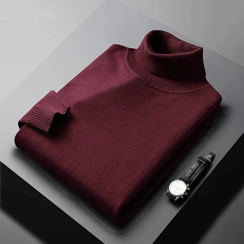 Maglione Uomo Dolcevita Classico Vestibilità Regolare - Vesarelli