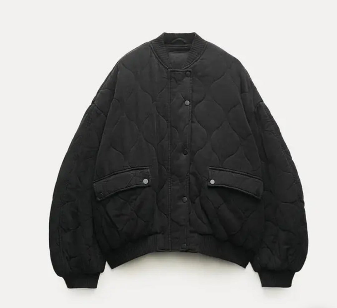 Giacca Bomber Uomo Imbottita Trapuntata Relaxed Fit