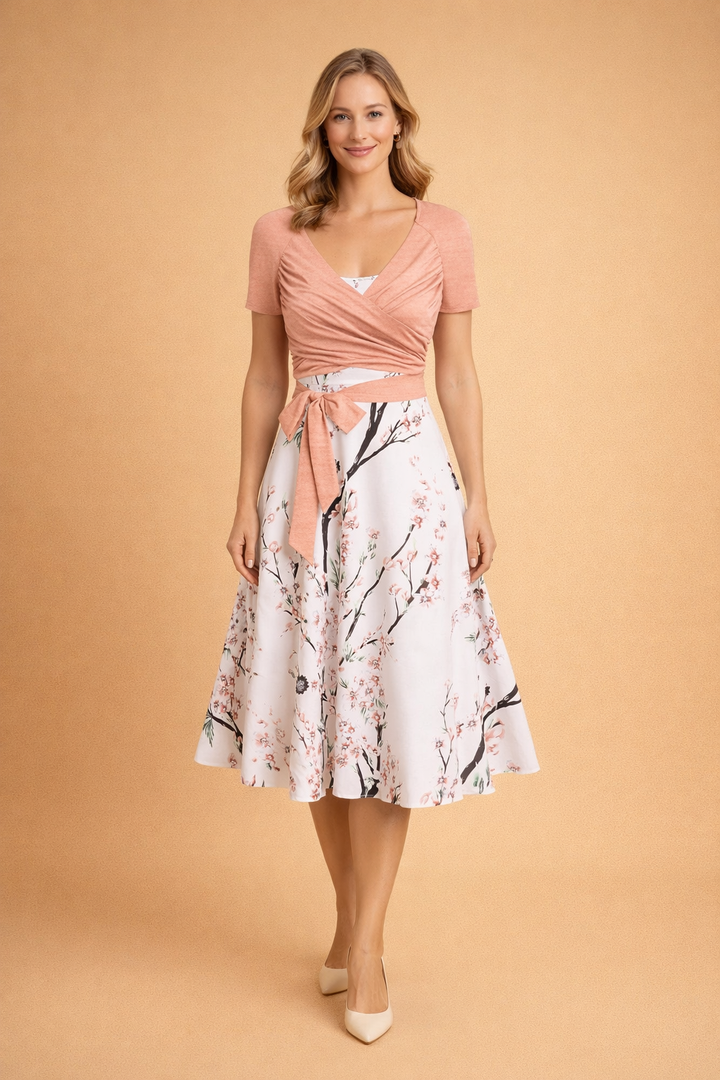 Camicetta Donna in Viscosa Stampa Tie-Dye Elegante - Vesarelli