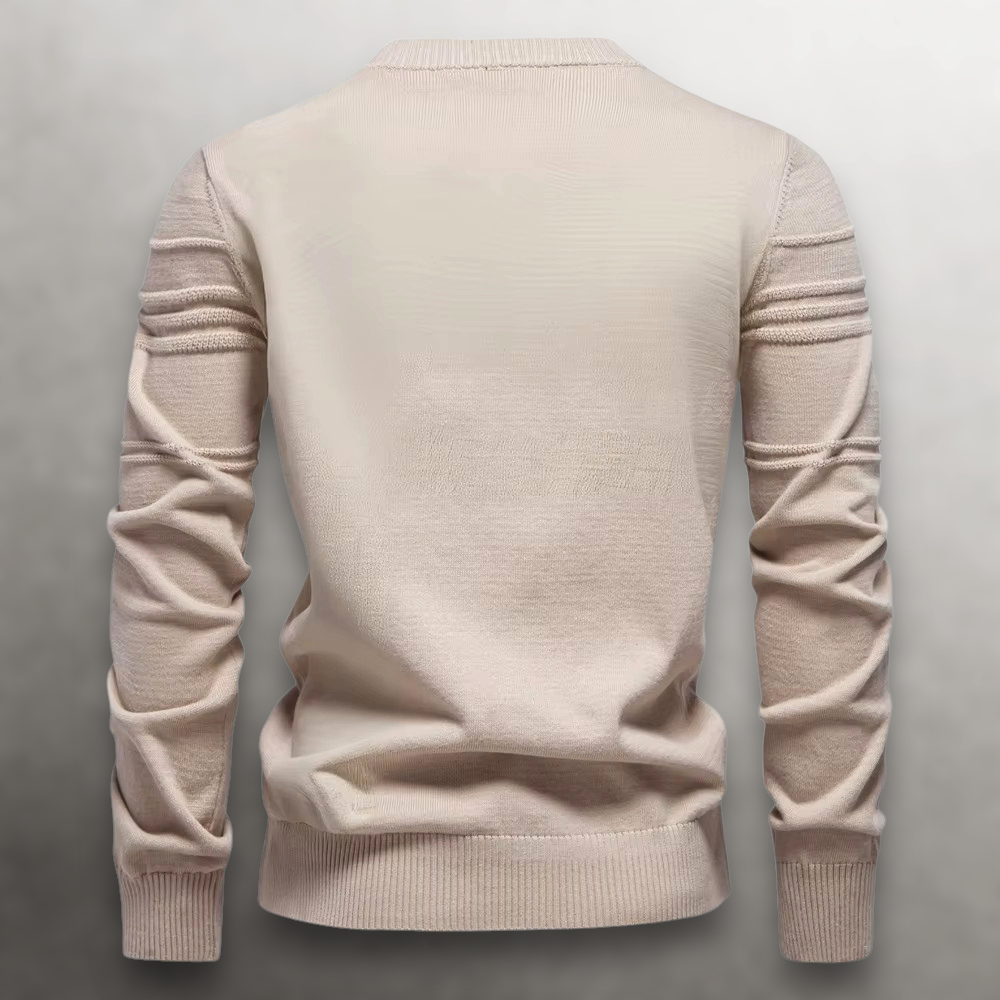 Maglione Uomo Classico Strutturato Vestibilità Regolare