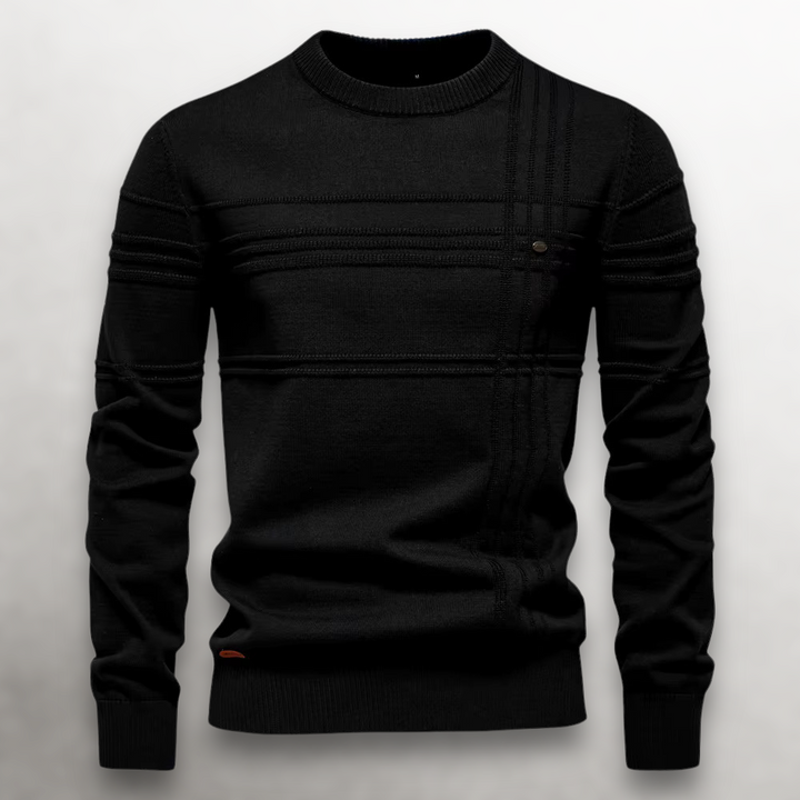 Maglione Uomo Classico Strutturato Vestibilità Regolare