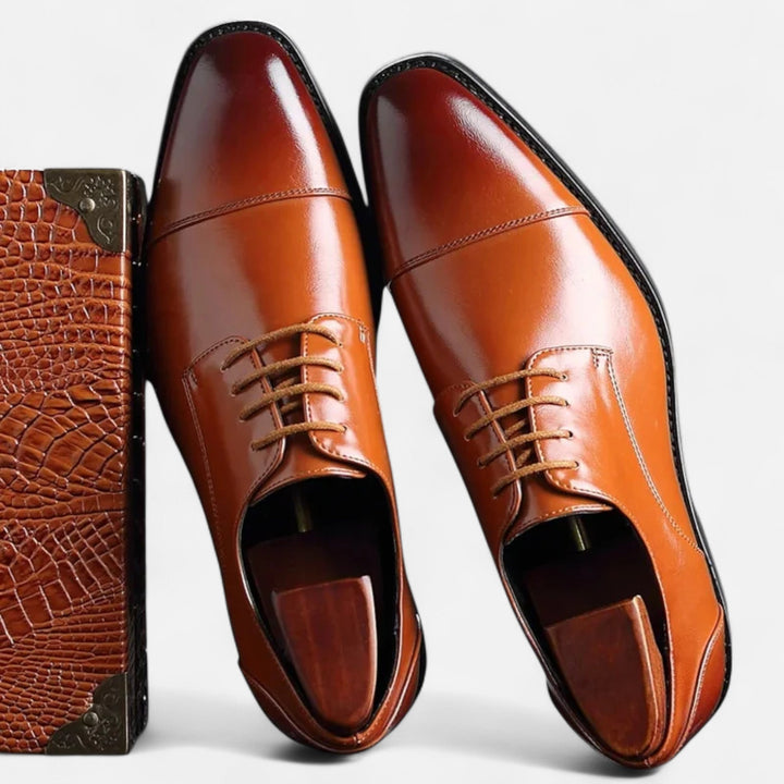 Scarpe Oxford Uomo Vera Pelle Comfort - Vesarelli