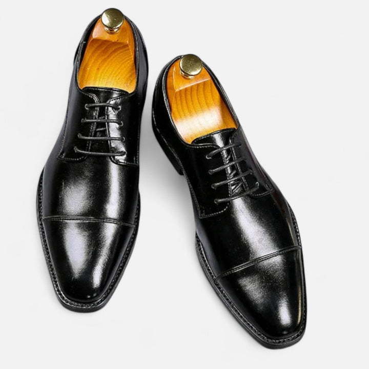 Scarpe Oxford Uomo Vera Pelle Comfort