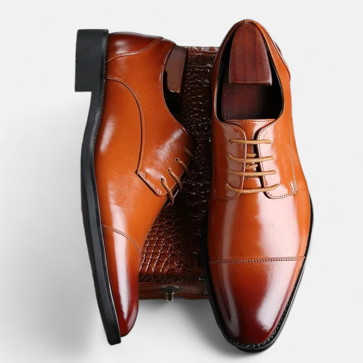 Scarpe Oxford Uomo Vera Pelle Comfort