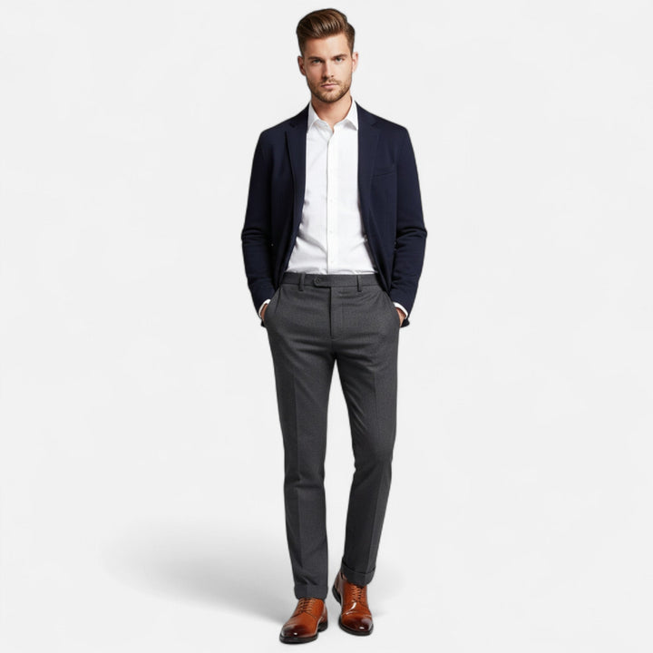 Scarpe Oxford Uomo Vera Pelle Comfort