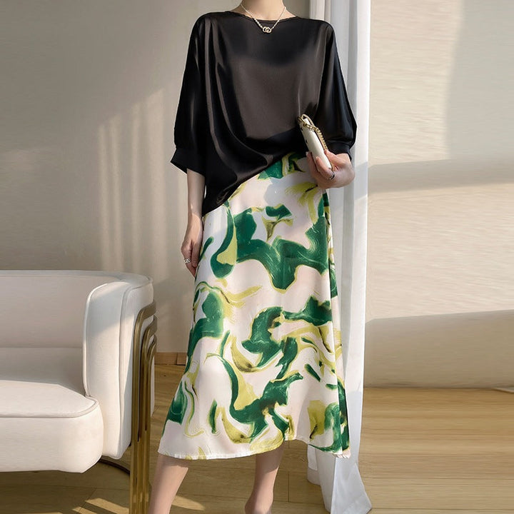 T-Shirt Larga Satinato Donna | Vestibilità Ampia & Comfort Fresco