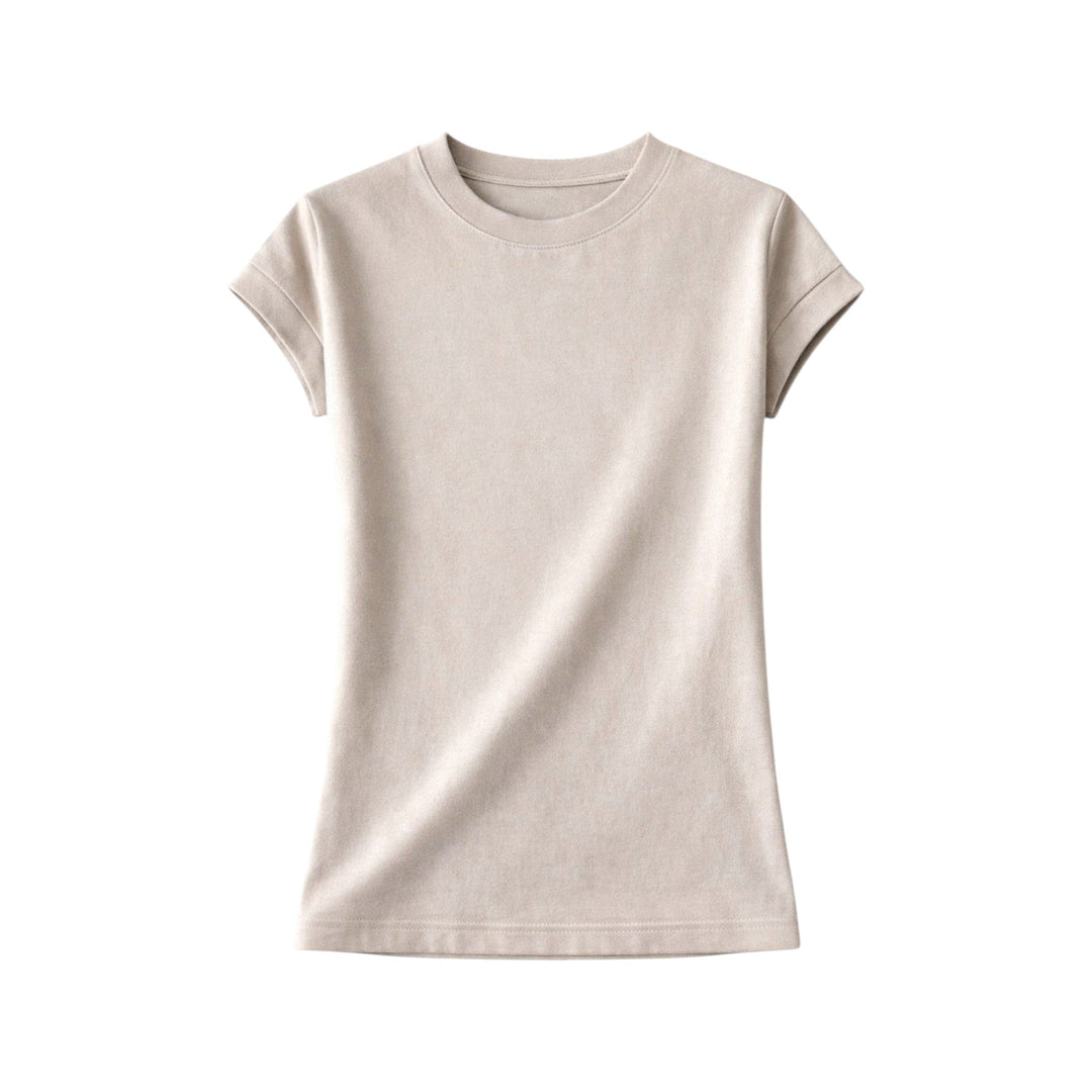 T-shirt Uomo Cotone Collo O Manica Corta Comfort Quotidiano - Vesarelli
