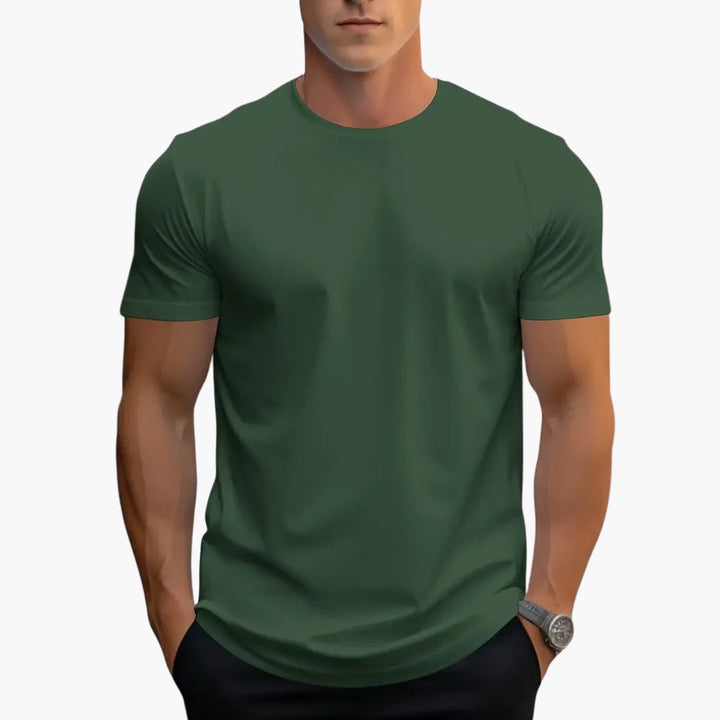 T-shirt Uomo Cotone Collo Rotondo Classico
