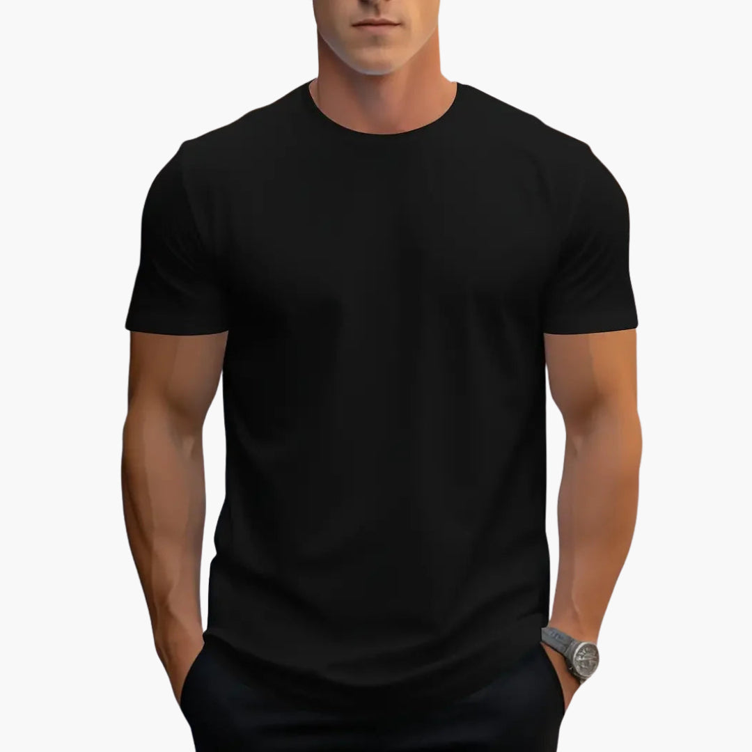 T-shirt Uomo Cotone Collo Rotondo Classico
