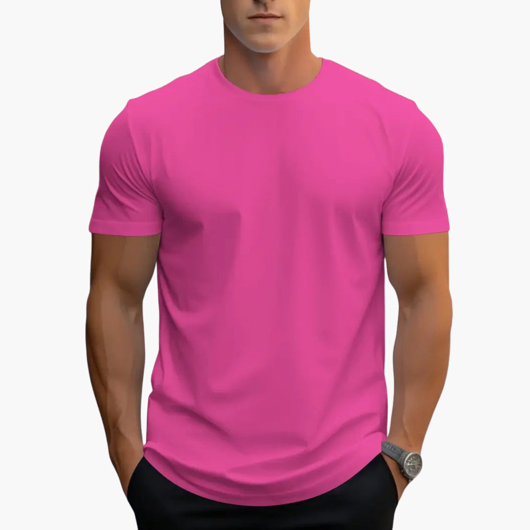T-shirt Uomo Cotone Collo Rotondo Classico