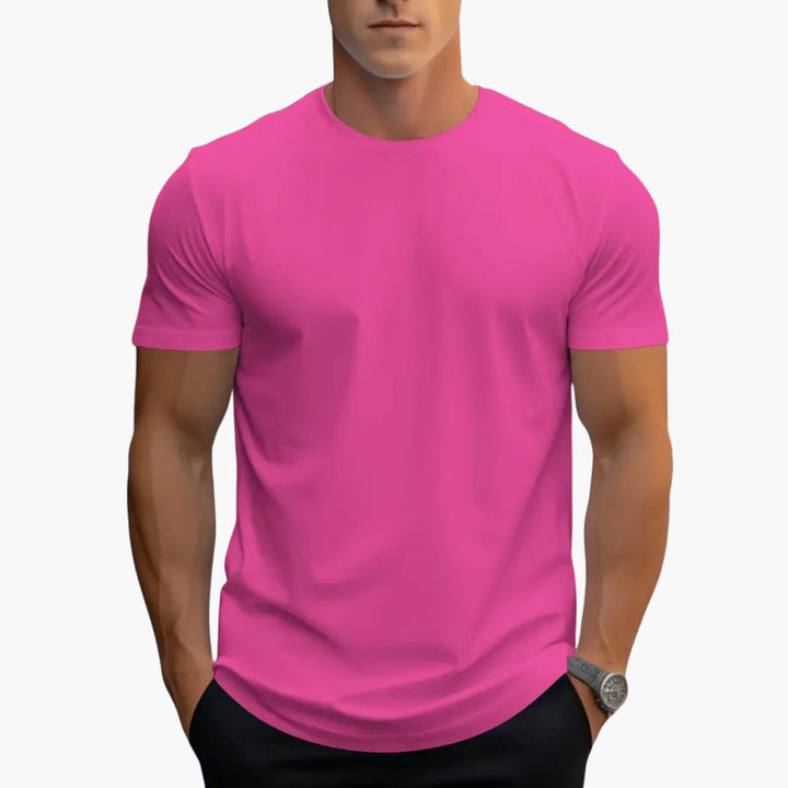 T-shirt Uomo Cotone Collo Rotondo Classico
