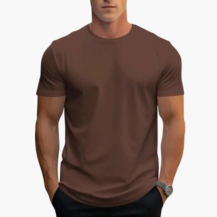 T-shirt Uomo Cotone Collo Rotondo Classico