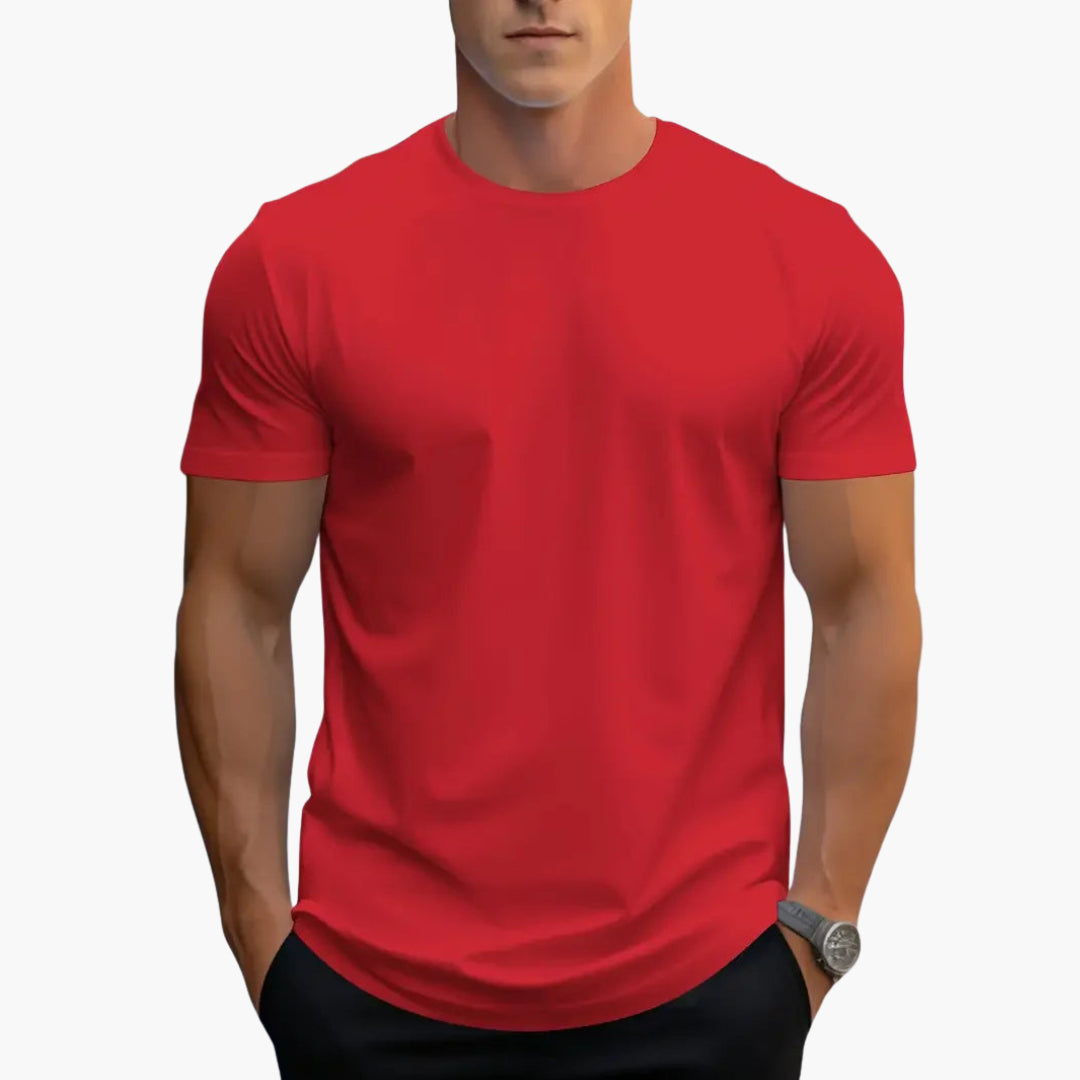 T-shirt Uomo Cotone Collo Rotondo Classico