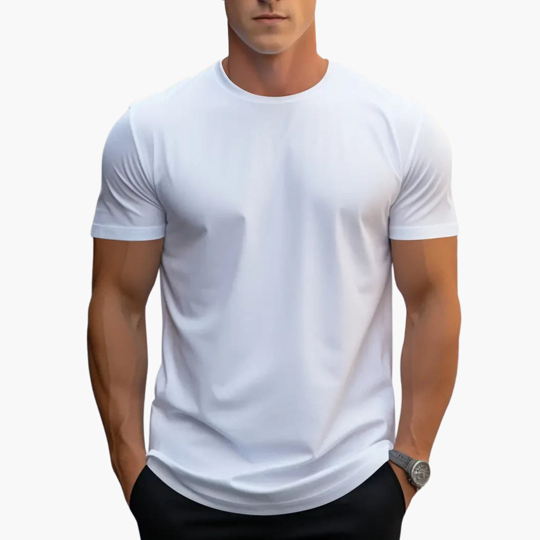 T-shirt Uomo Cotone Collo Rotondo Classico