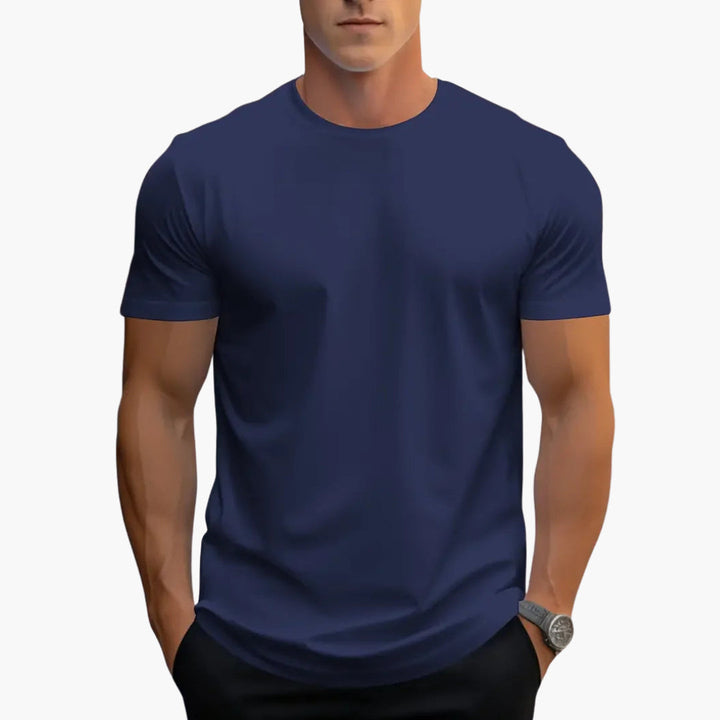 T-shirt Uomo Cotone Collo Rotondo Classico