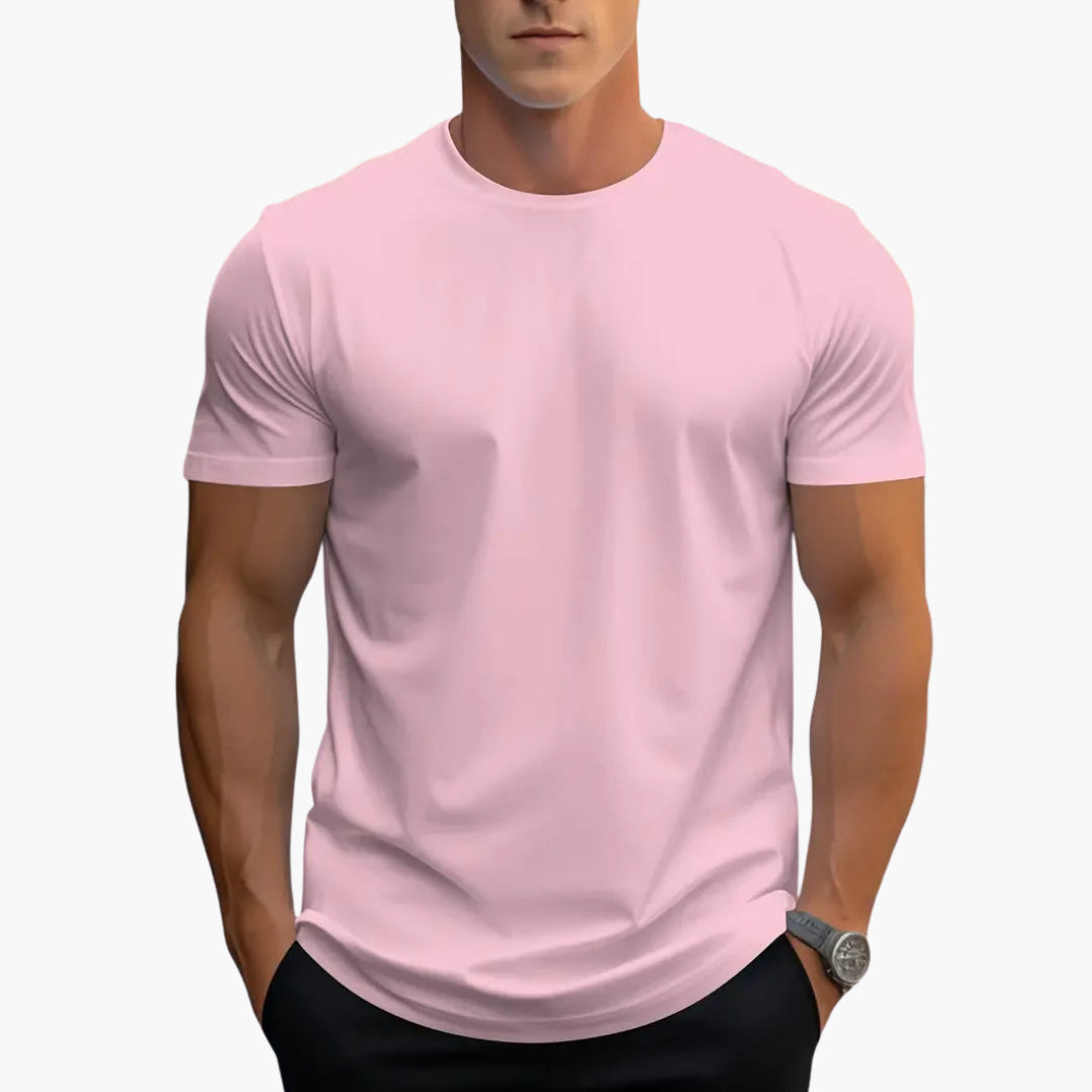 T-shirt Uomo Cotone Collo Rotondo Classico