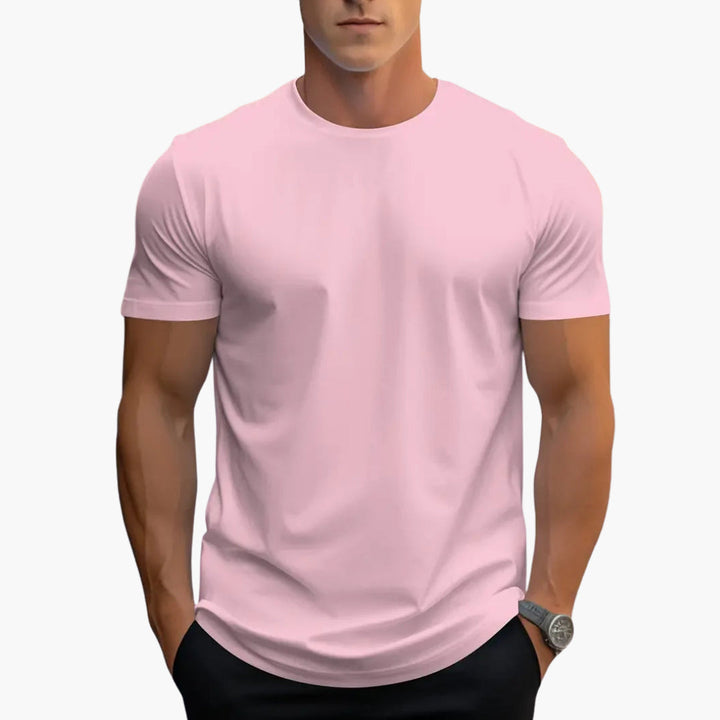 T-shirt Uomo Cotone Collo Rotondo Classico