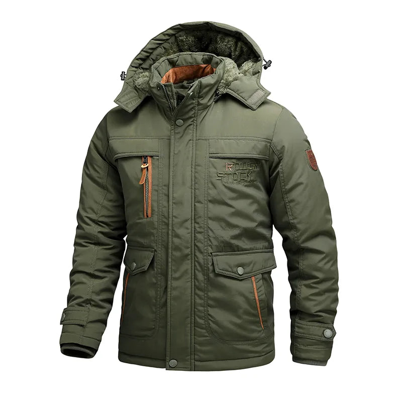 Giacca Invernale Uomo Impermeabile Isolante Antivento Confortevole