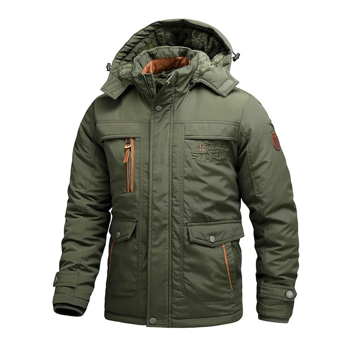 Giacca Invernale Uomo Impermeabile Isolante Antivento Confortevole