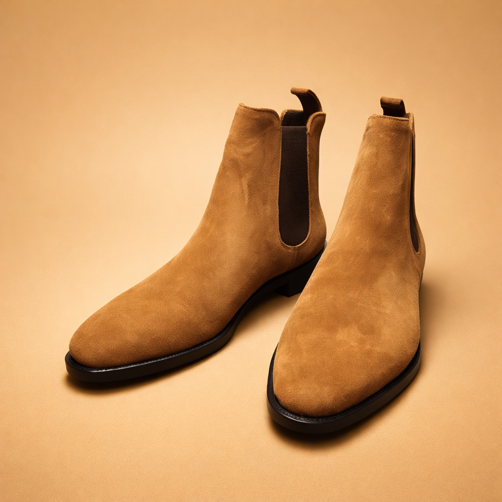 Stivaletti Chelsea Uomo Pelle Minimalisti Classici