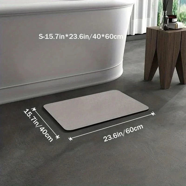Tappetino da Bagno Unisex in Diatomite Antiscivolo Asciugatura Rapida - Vesarelli