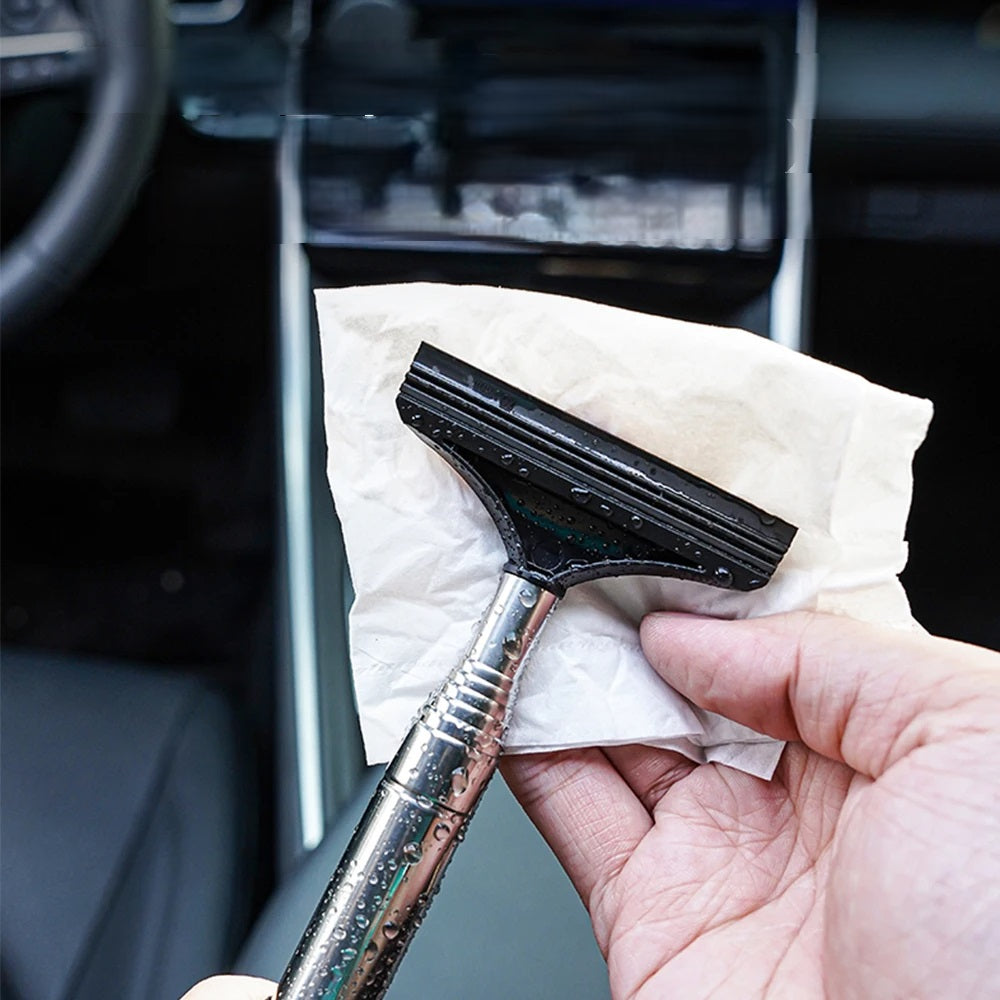 Tergicristallo estensibile per specchietto retrovisore auto: trasparenza senza appannamento e facile pulizia con manico lungo 2