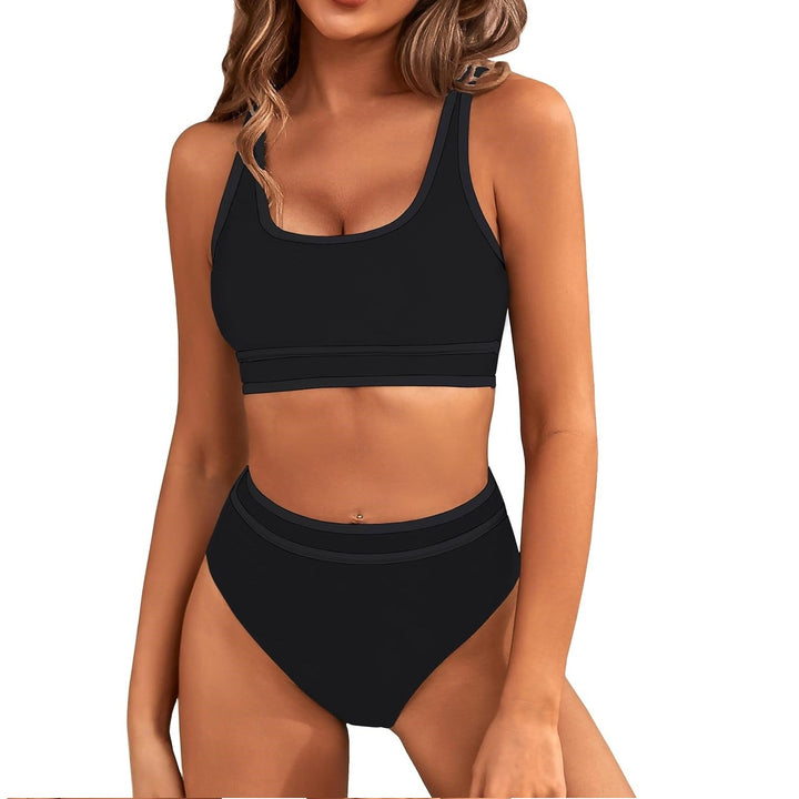 Tessa | Elegante e Confortevole Bikini Sportivo a Vita Alta 5