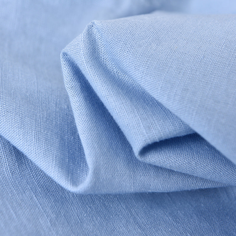 Camicia Uomo Casual in Lino Vestibilità Regular