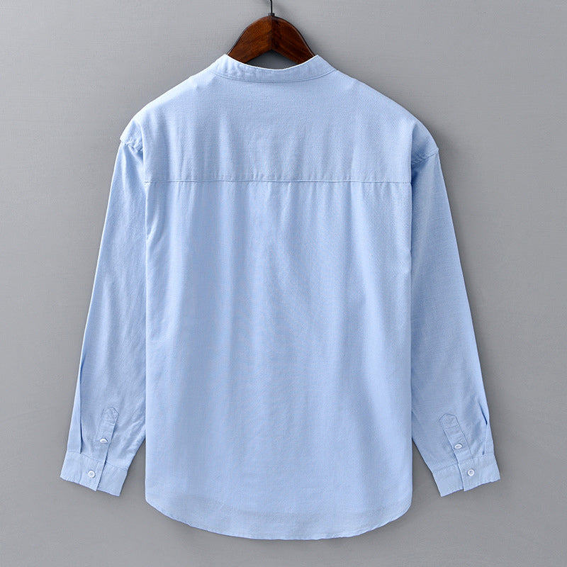 Camicia Uomo Casual in Lino Vestibilità Regular