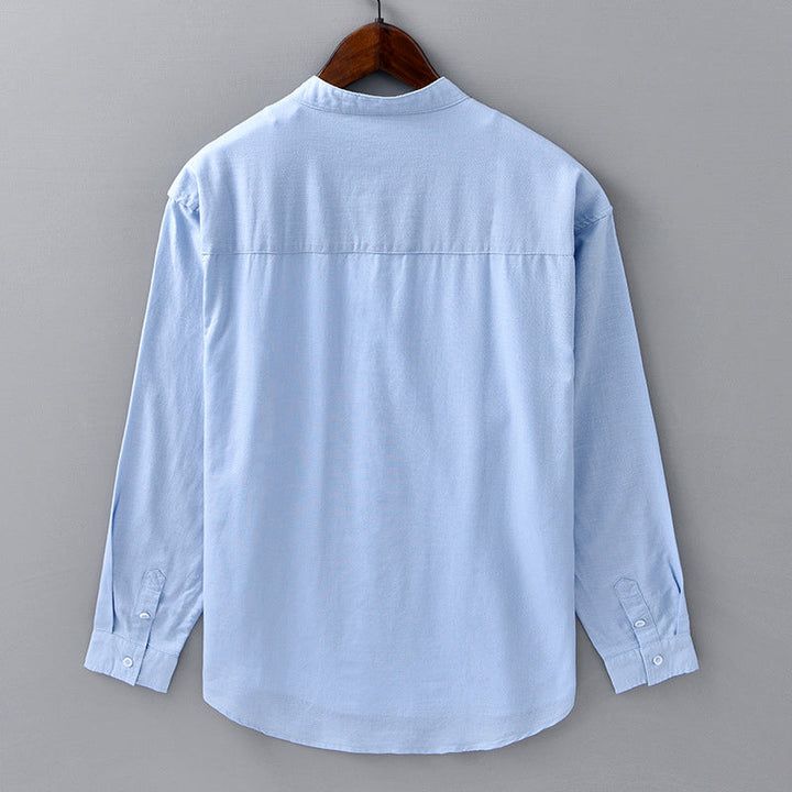 Camicia Uomo Casual in Lino Vestibilità Regular