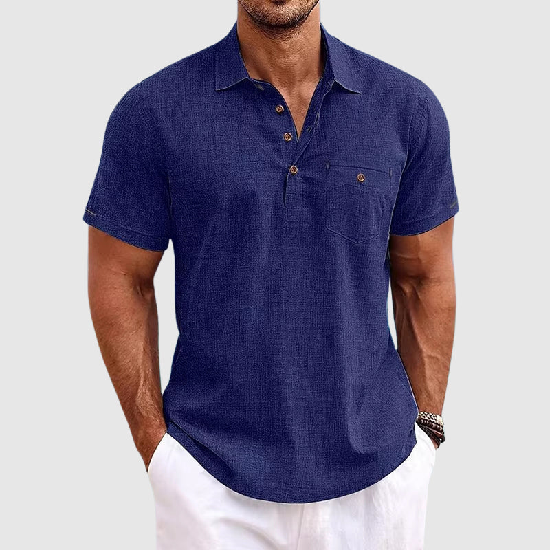 Polo Uomo Leggera Primavera Stile Classic