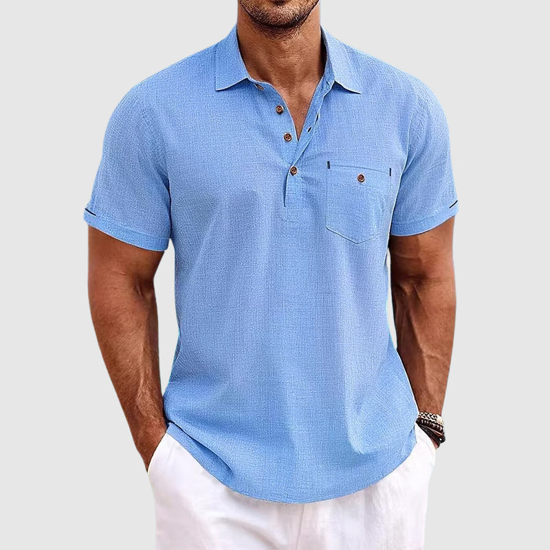 Polo Uomo Leggera Primavera Stile Classic - Vesarelli