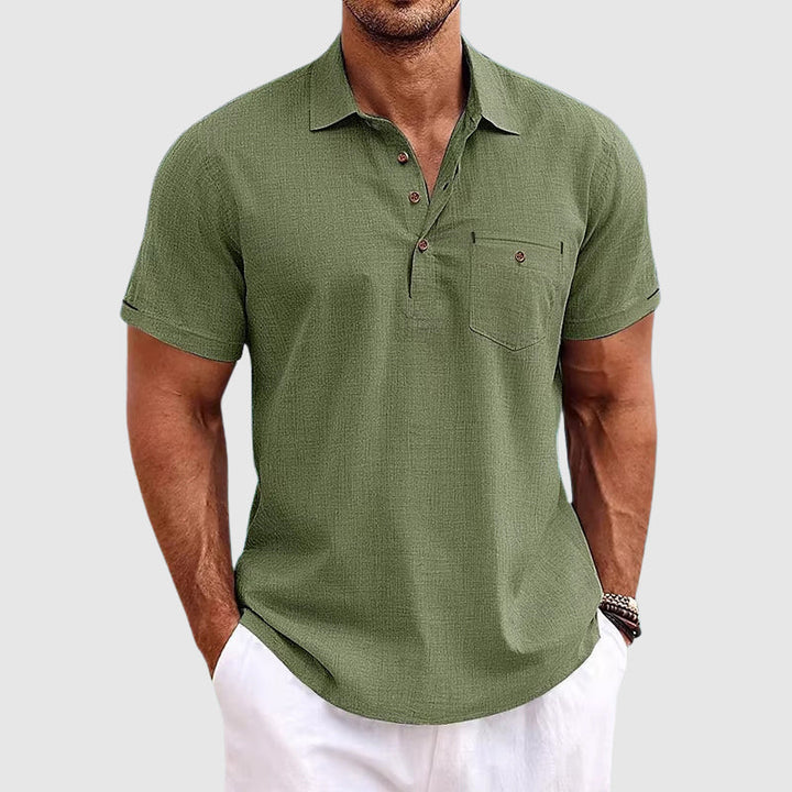 Polo Uomo Leggera Primavera Stile Classic