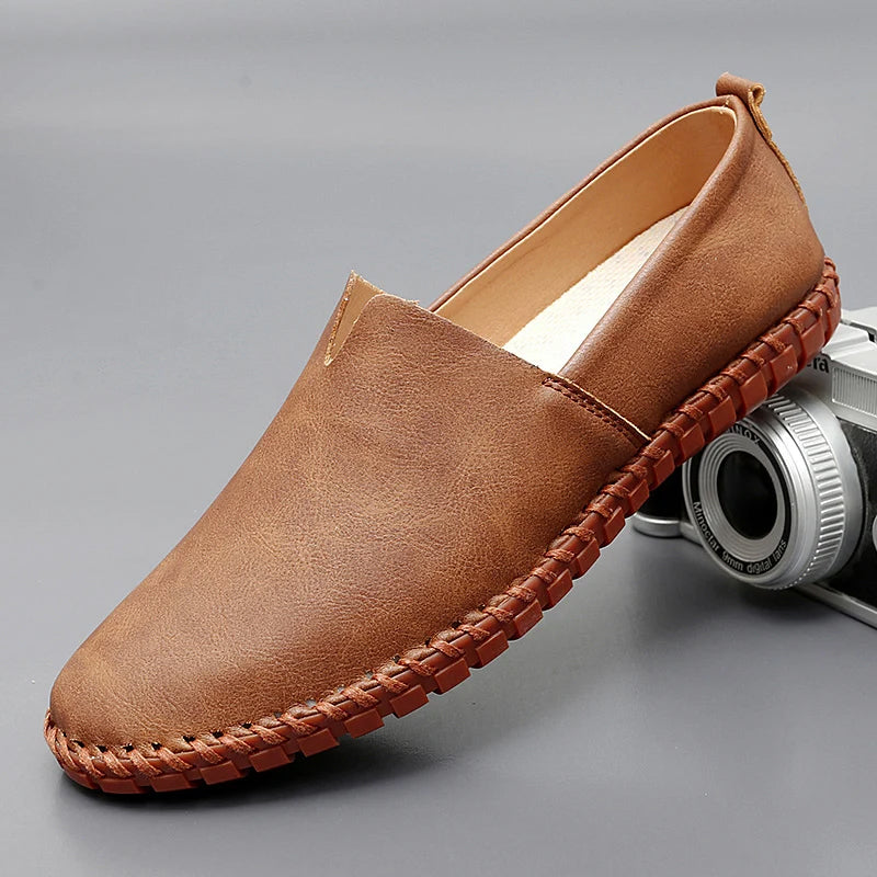 Mocassini Uomo in Pelle Vestibilità Classica