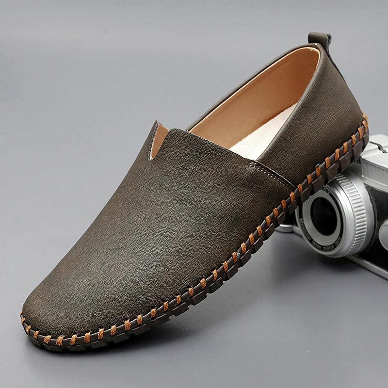 Mocassini Uomo in Pelle Vestibilità Classica