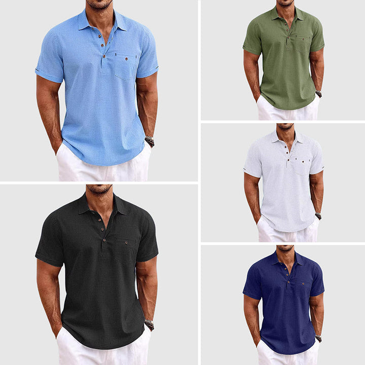 Polo Uomo Leggera Primavera Stile Classic