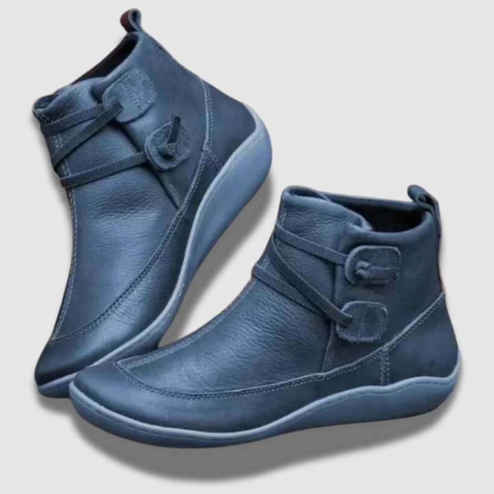 Stivaletti Donna in Pelle Suola Antiscivolo Design Moderne
