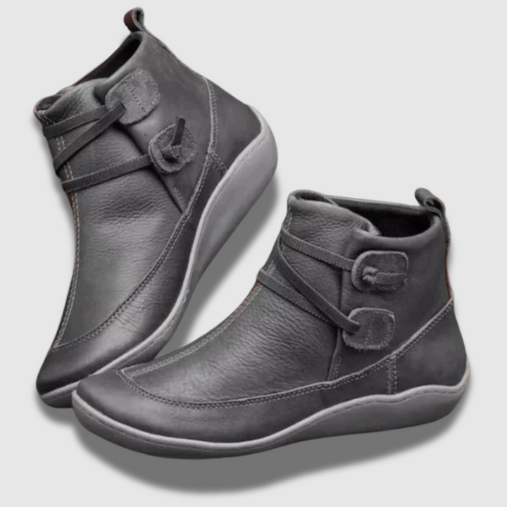Stivaletti Donna in Pelle Suola Antiscivolo Design Moderne